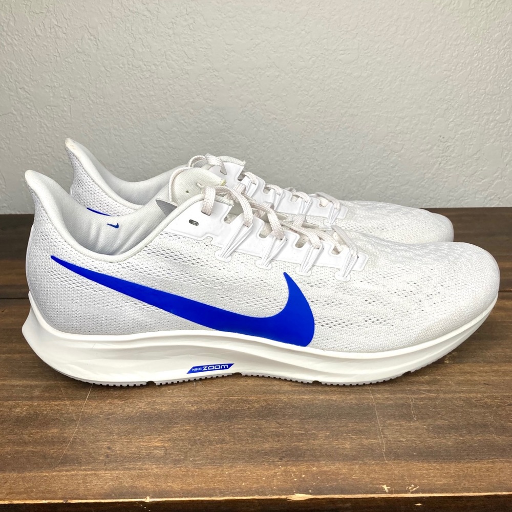 NIKE AIR ZOOM PEGASUS 36 PLATINUM TINT ROYAL WHITE